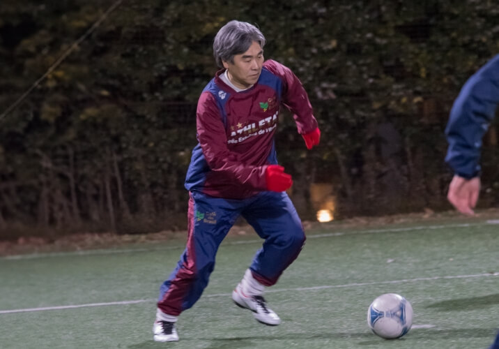 サッカー部の活動風景