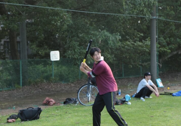 ソフトボール部の活動風景