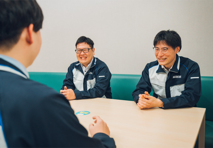 休憩室での雑談